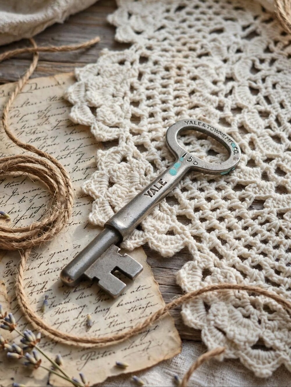 Vintage Yale & Towne Solid Steel Skeleton Key #156 - Made in Canada